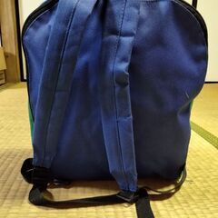 ポンチョ付きリュックの画像
