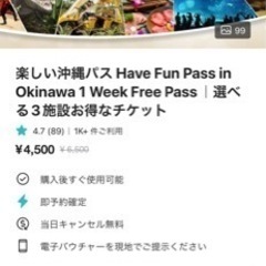 KKday社の沖縄満喫１週間フリーパス