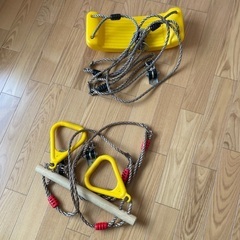 屋外遊具　屋内遊具　ブランコ　吊り輪　無料でお譲りしますの画像