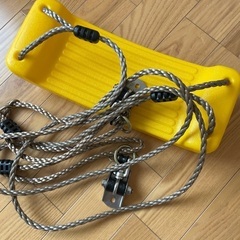 屋外遊具　屋内遊具　ブランコ　吊り輪　無料でお譲りしますの画像