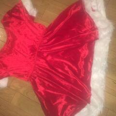 クリスマスサンタミニスカワンピースコスプレの画像
