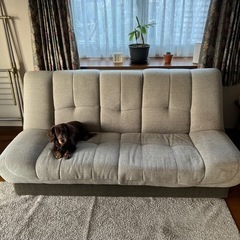 家具 ソファ4人掛けベッドになります