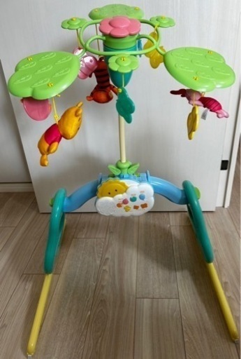【箱あり美品】ディズニー くまのプーさん えらべる回転6WAY ジムに変身メリー