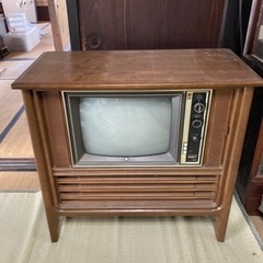 【動作未確認】ナショナル　レトロなテレビ