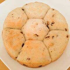 グルテンフリー・米粉パン♡レーズンちぎりパンレッスン