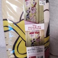 ディズニー カーテン 新品2個セットの画像