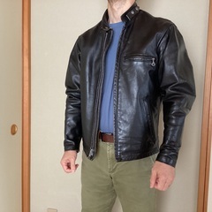 Schott シングル641ライダースジャケット　インナーライナ...
