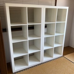 IKEA 収納　飾り棚　白　2個セットの画像