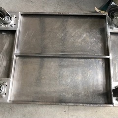 キャスター付作業台　配膳車　移動式作業台の画像