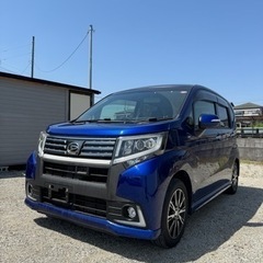現行ムーブカスタム　XハイパーSA ステラ　Blueカラー！