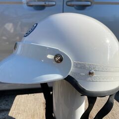 原付バイク用に　半キャップヘルメットはいかがですか？（中古）の画像