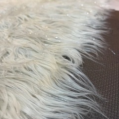 フェイクファー　毛足ロング　毛皮　生地　手芸　ハンドメイド　インテリア