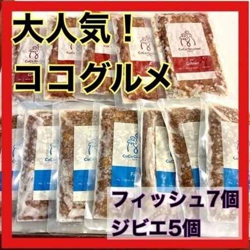 ココグルメ フィッシュ×7個 ジビエ×5個　ペットフード
