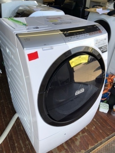 北九州市内配送無料　保証付き 2019年式 BD-SX110CL-N ドラム式洗濯乾燥機 ビッグドラム ロゼシャンパン [洗濯11.0kg /乾燥6.0kg /ヒートリサイクル乾燥 /左開き]