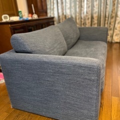 3人用布貼りソファ【無料】の画像