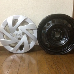 新車外し　トヨタ　アクア NHP10　純正スチール(5.5J  ...