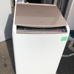 北九州市内配送無料　保証付き 日立 HITACHI BW-DV80A N [ビートウォッシュ 洗濯乾燥機 （8kg） シャンパン]