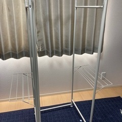 【取引済み】物干しスタンド(屏風型)の画像