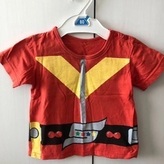 秘密戦隊ゴレンジャー　Tシャツ80サイズ(赤)