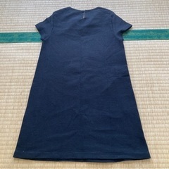 ブラック半袖ワンピ　140cm sizeの画像