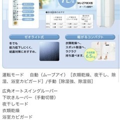 【取引決定】三菱　除湿機（ゼオライト式、12畳まで）