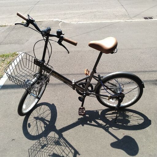 ほぼ新品】折り畳み式自転車 20インチ