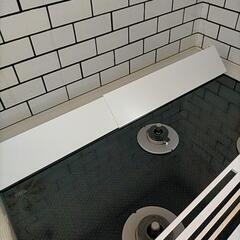 値下げ タワー山崎実業 排気口カバーと75cmラックの画像