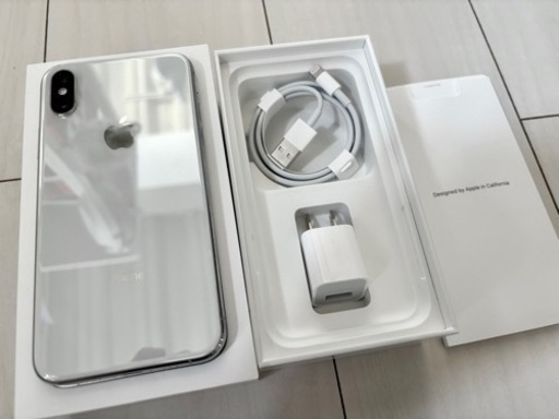 【美品】iPhoneXS 256GB シルバー SIMフリー