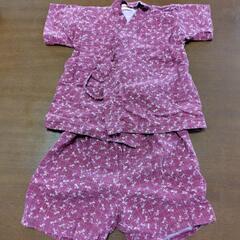 ベビー服 子供服 甚平 90 トンボ柄の画像