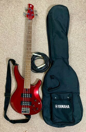 ヤマハ　エレキベース　TRBX304　 キャンディアップルレッド(CAR)