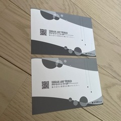 送料込★新品 ディズニー ドリームアートワールド ポストカード 2点セット★の画像