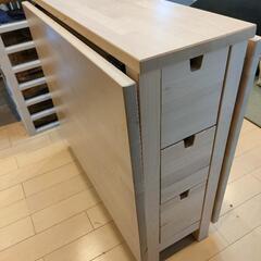 取り引き中）イケア　ノールデン　折り畳みテーブルの画像