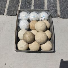 中古バット10本 軟式ボール15球
