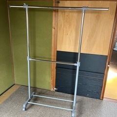 お取引き決定  ハンガーラック キャスター付き