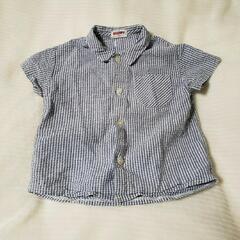 90cm シワ加工半袖シャツ