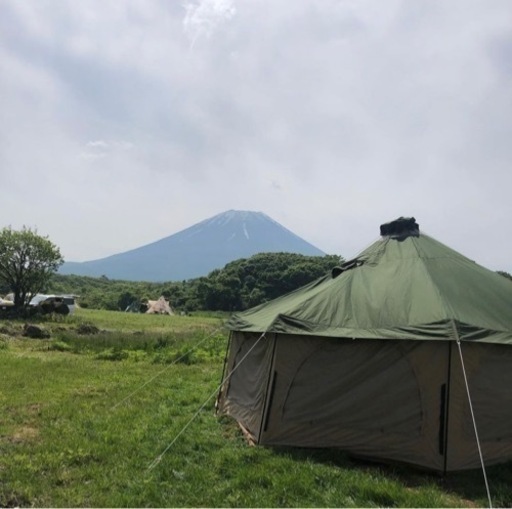 タケノコテント2 カーキ　グランドシート付