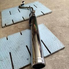 カブ110 社外マフラーの画像