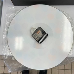 ガラス　掛け時計　水玉　　の画像