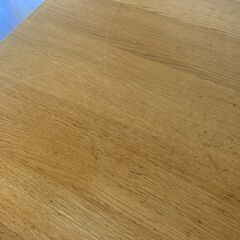 【鎌倉市受け渡しOK】無印良品 オーク無垢材 デスク　W110×D52.5×H70の画像