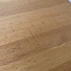 【鎌倉市受け渡しOK】無印良品 オーク無垢材 デスク　W110×D52.5×H70の画像