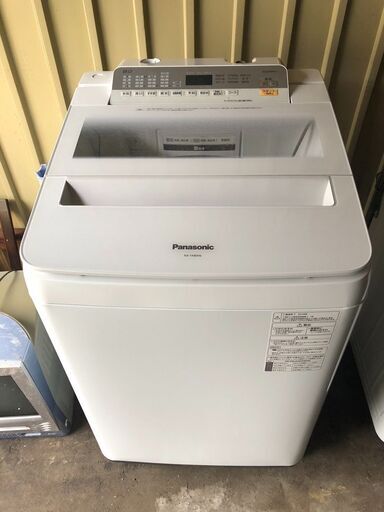 美品！2019年製　パナソニック洗濯機　8kg　NA-FA80H6　定価75,440円