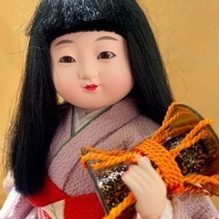 河寿作 日本人形の画像