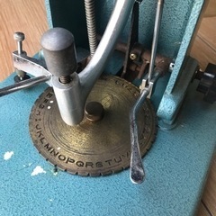 ハープ社　　指輪刻印器
の画像