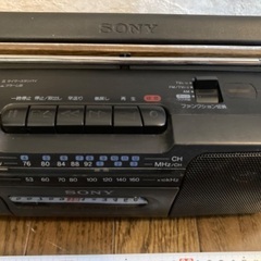 SONY ラジカセ　CFM  175TV 中古の画像