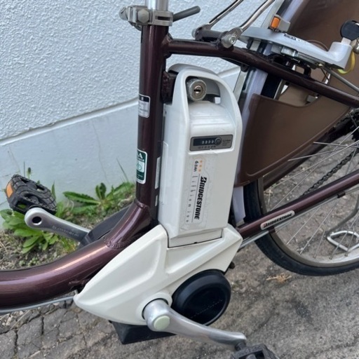 電動アシスト自転車  BRIDGESTONE Assista 変速3段 充電器付き 26インチ
