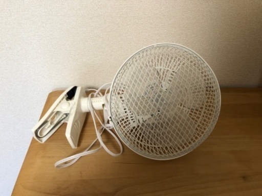 クリップ扇風機
