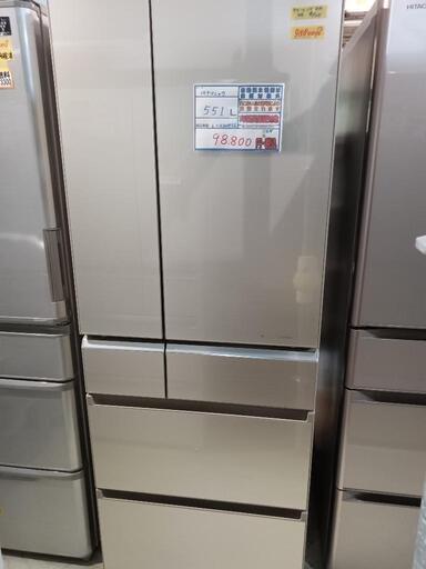 ★セール中★　配送可【パナソニック】551L冷蔵庫★2017年製　クリーニング済/6ヶ月保証付　管理番号10305