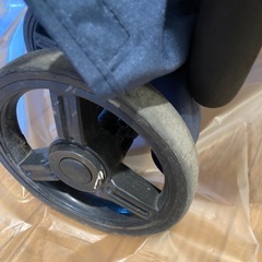 ココロン　ツイン　ネイビー　横型二人乗りベビーカー　双子用の画像