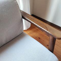 家具 ソファ 2人掛けソファの画像