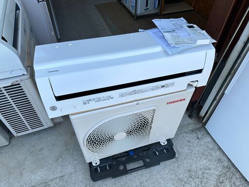 【動作保証あり】TOSHIBA 東芝 2019年 2.2kw 6畳用 冷暖房ルームエアコン RAS-F221M【管理KR477】